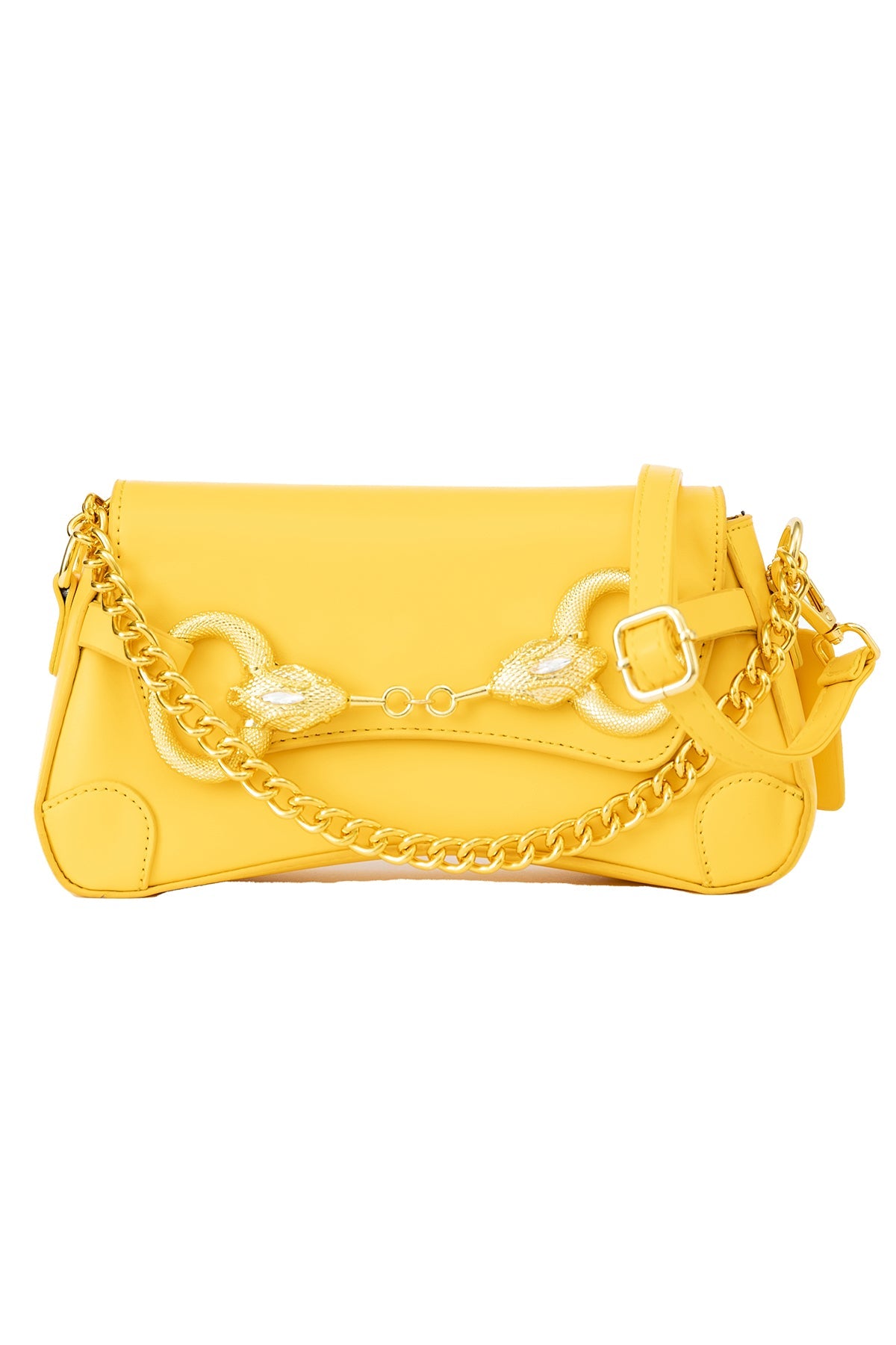 Women's Handbag Scott Cashmere Design - Yellow