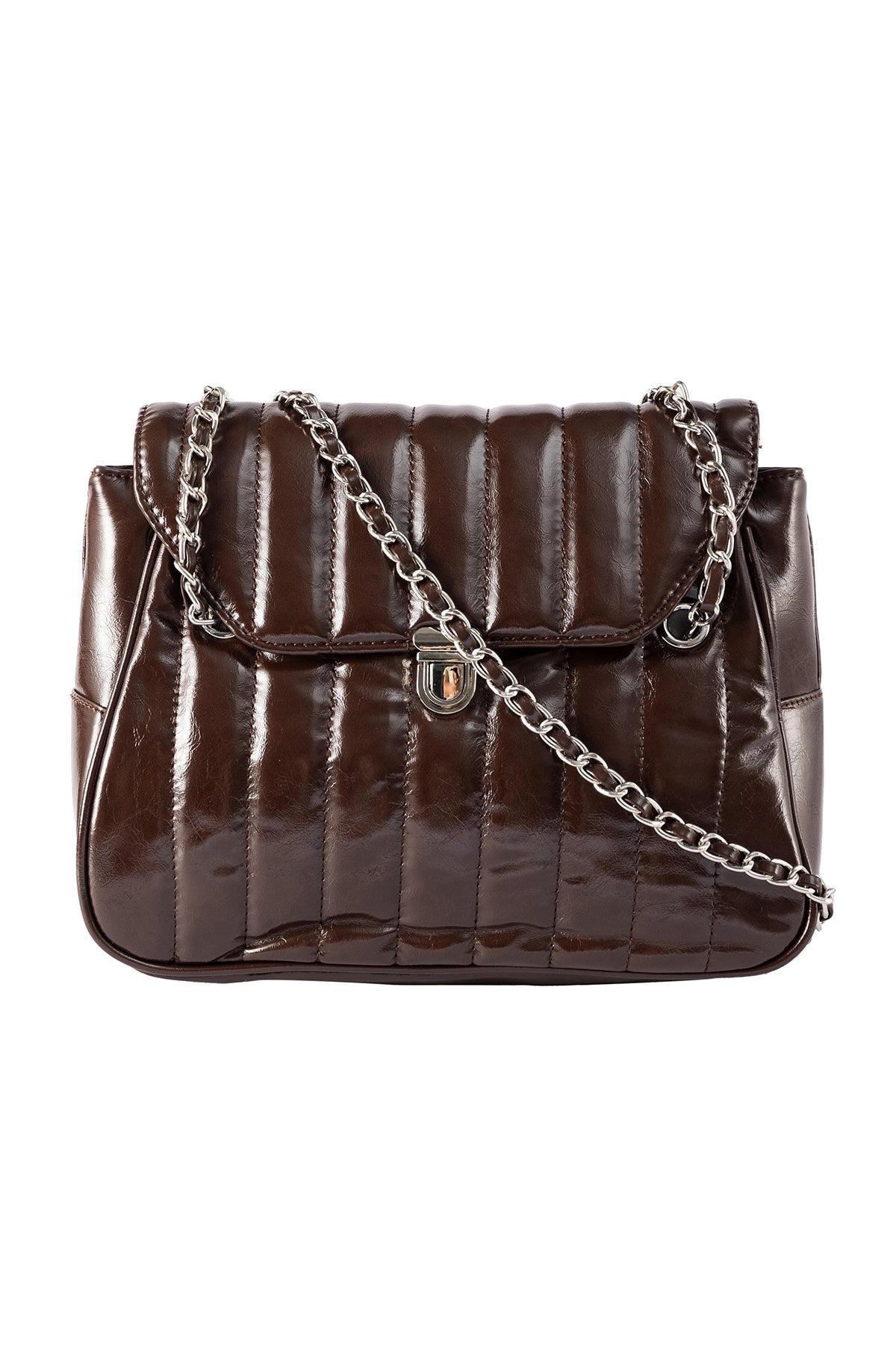 Women's Handbag Scott Cashmere Design - Brown Style 1