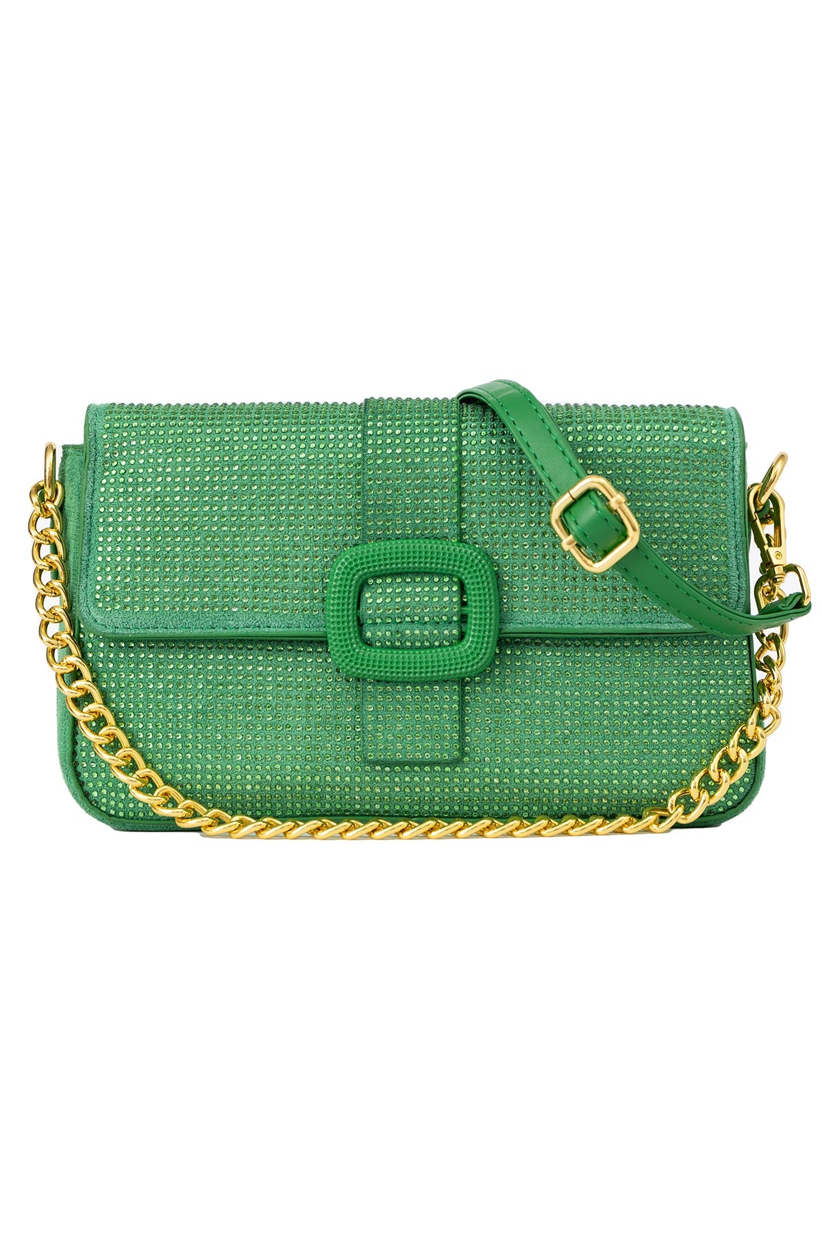 Women's Handbag Scott Cashmere Design - Crystal Green