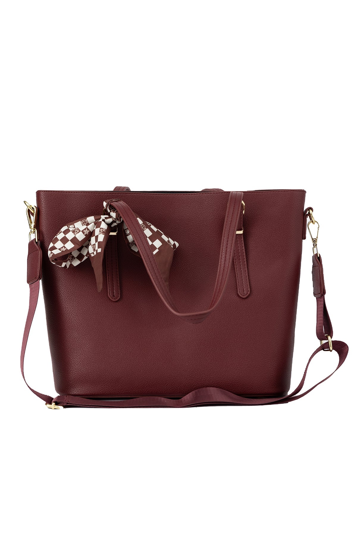 Women's Handbag Scott Cashmere Design - Purple Style 2