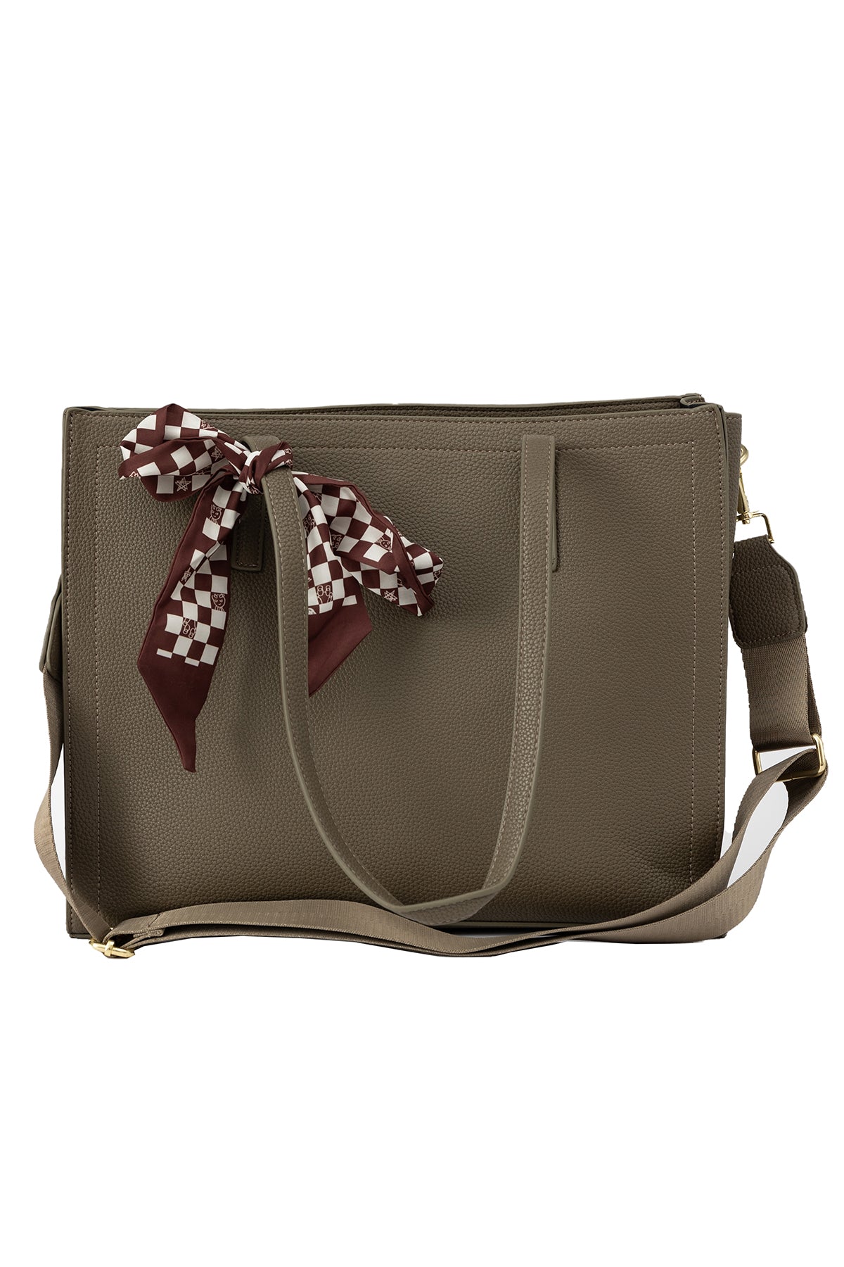 Women's Handbag Scott Cashmere Design - Grey Style 2