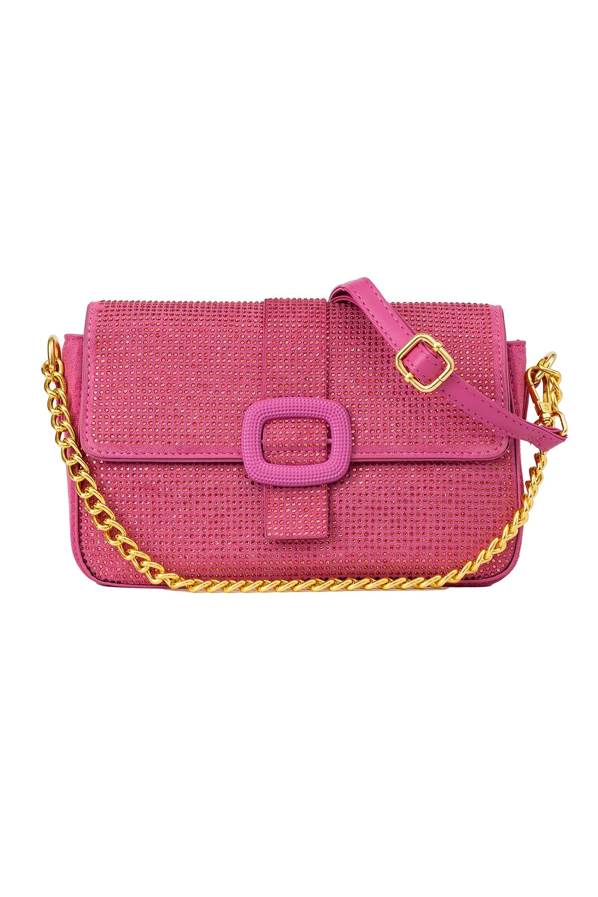 Women's Handbag Scott Cashmere Design - Crystal Hot Pink
