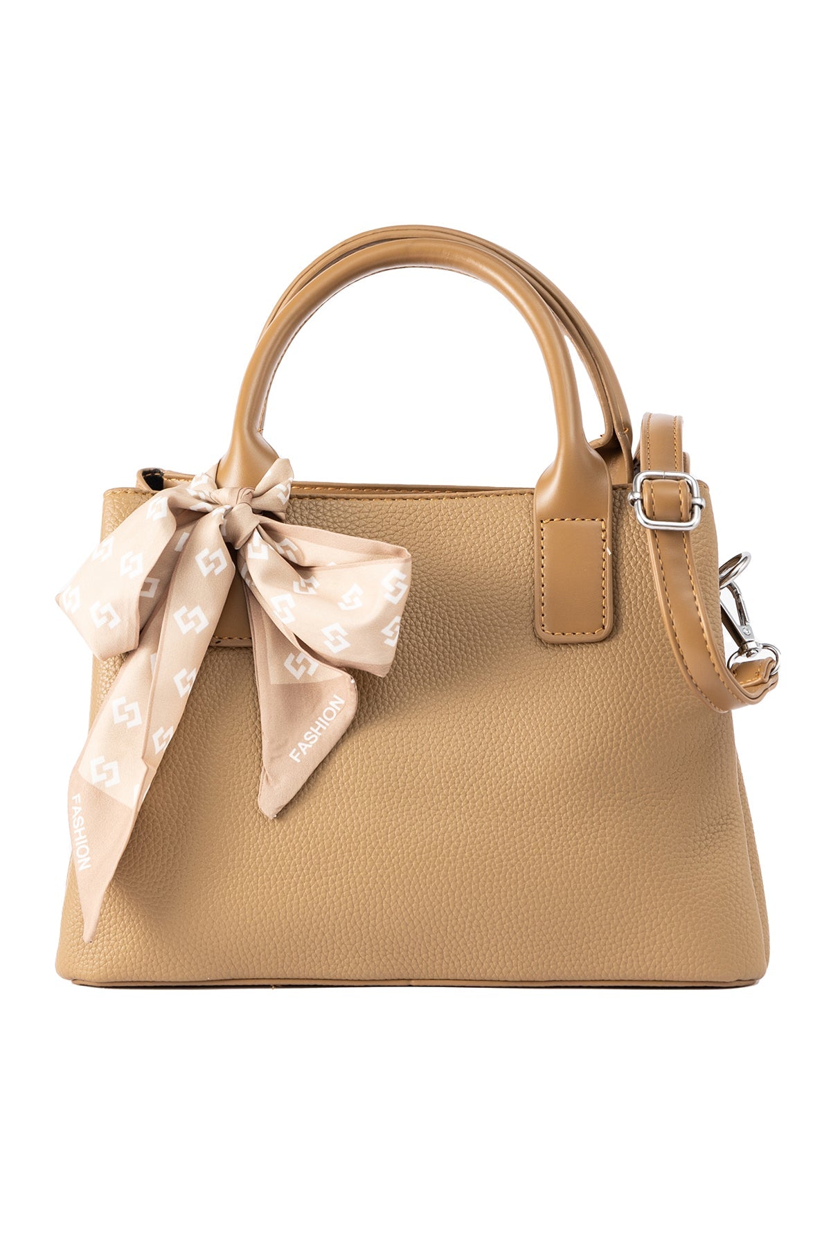 Women's Handbag Scott Cashmere Design - Camel Style 1