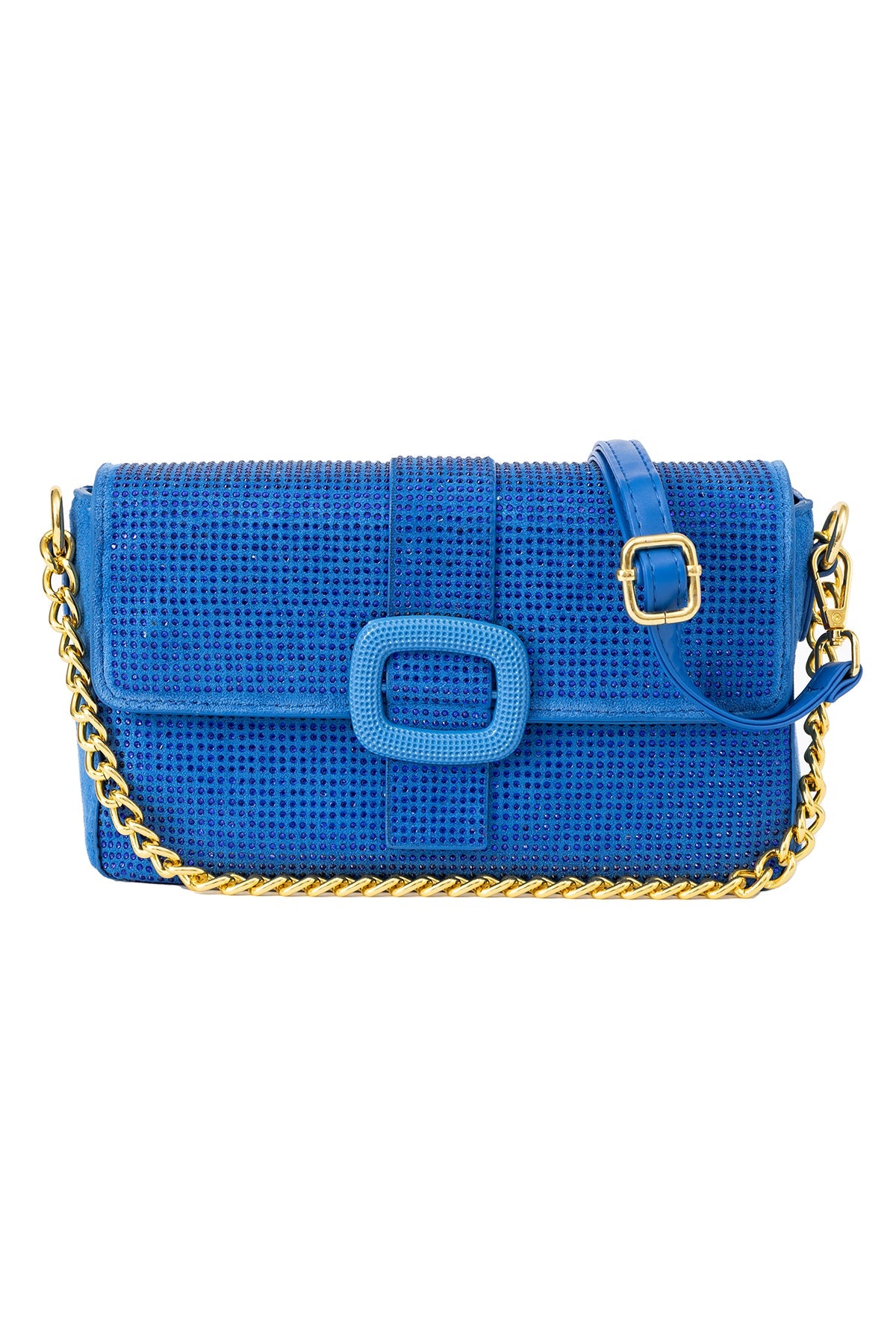 Women's Handbag Scott Cashmere Design - Crystal Blue