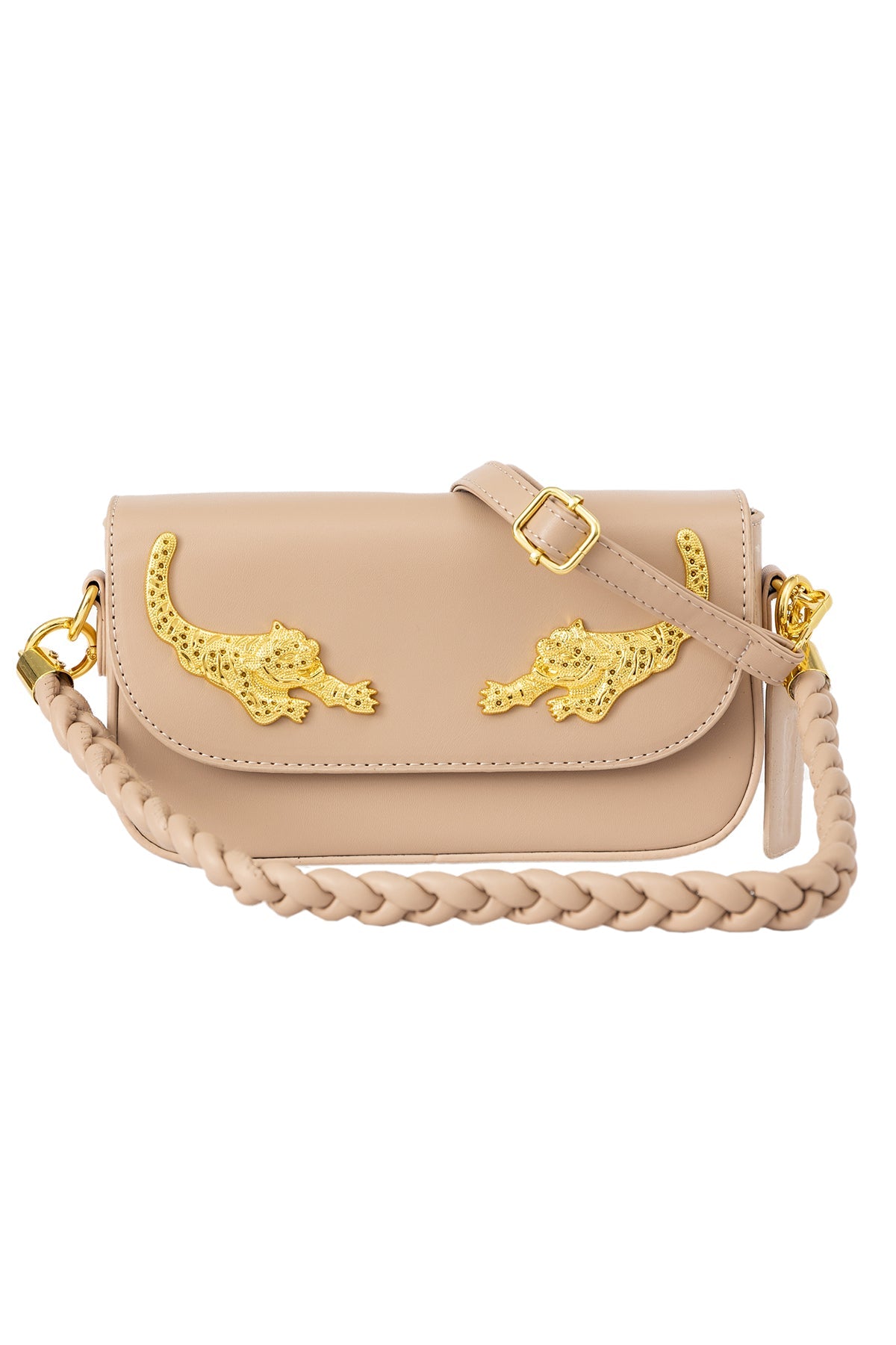 Women's Handbag Scott Cashmere Design - Beige Style 6