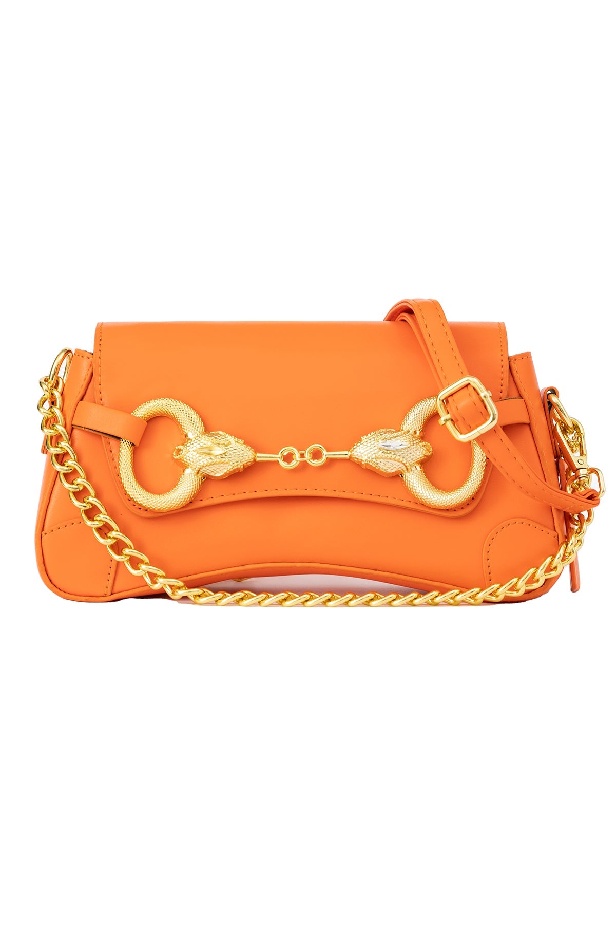 Women's Handbag Scott Cashmere Design - Orange Style 2