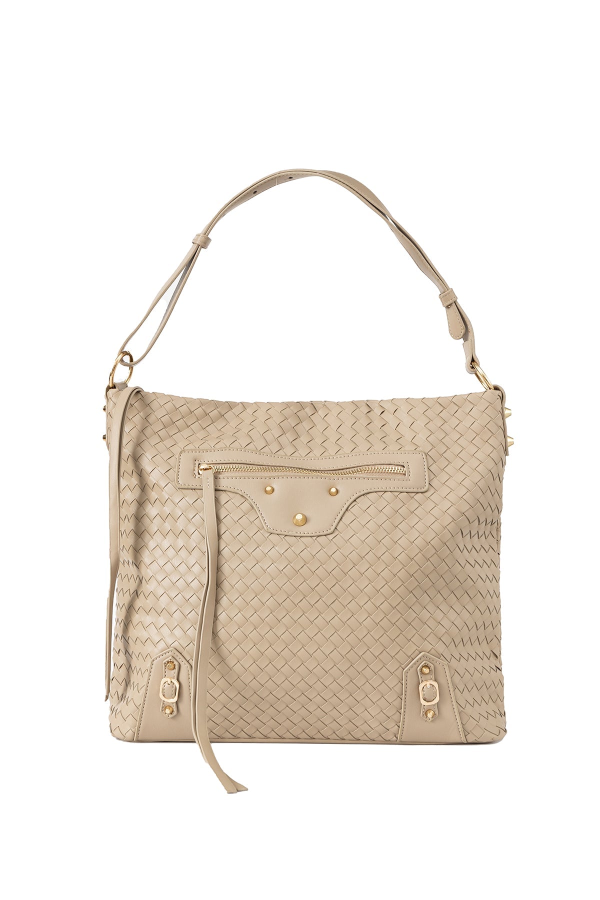 Women's Handbag Scott Cashmere Design - Beige Style 7