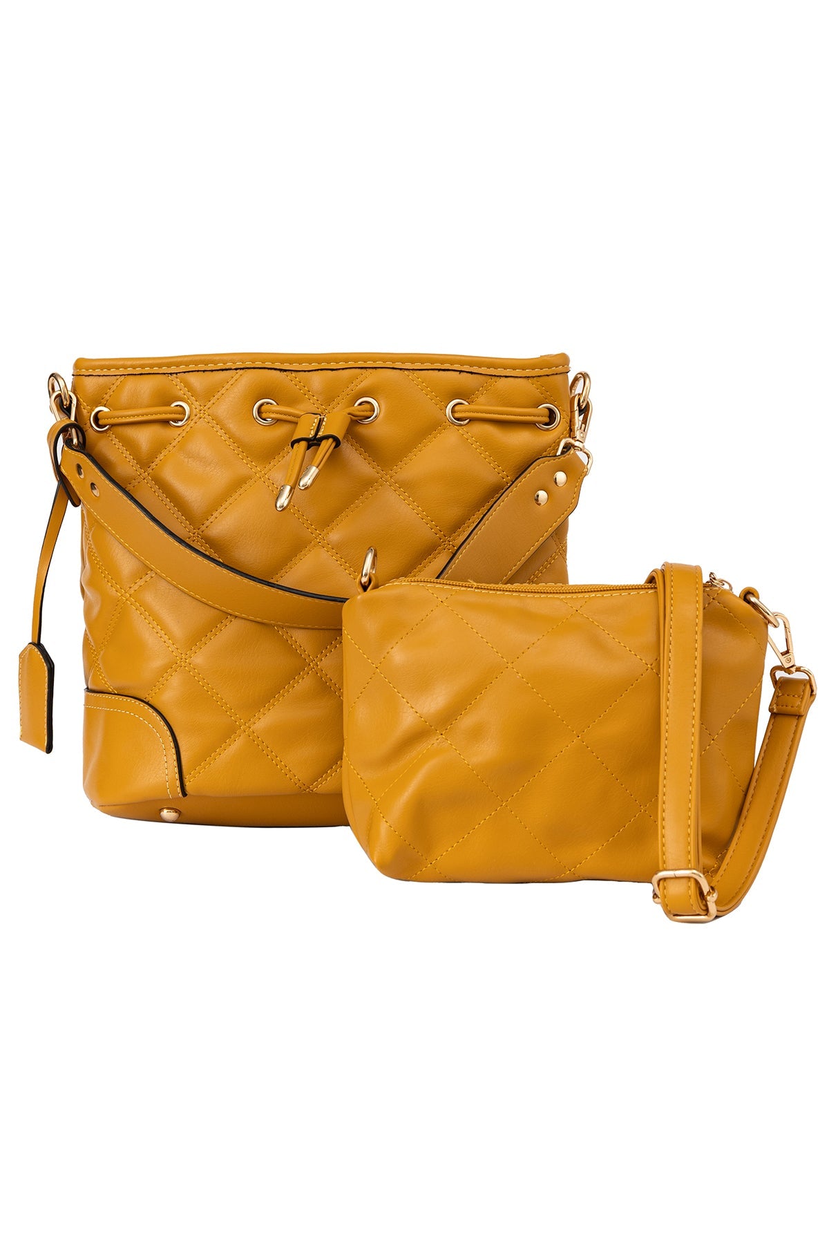 Women's Handbag Scott Cashmere Design - Mustard Style 2