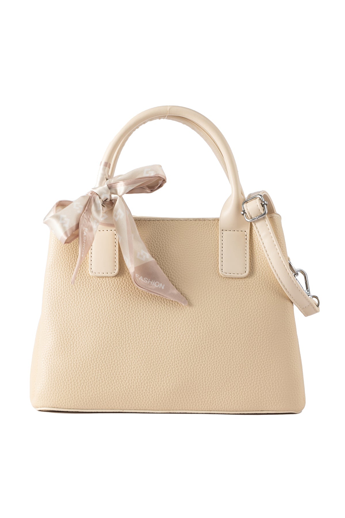 Women's Handbag Scott Cashmere Design - Beige Style 4