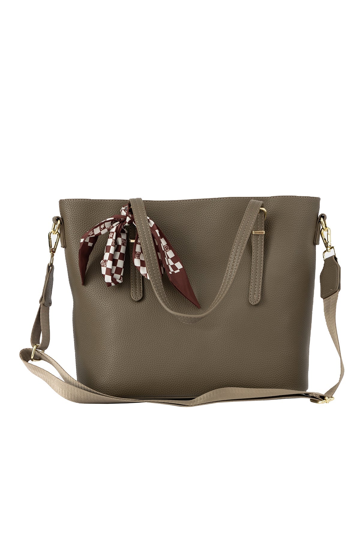 Women's Handbag Scott Cashmere Design - Grey Style 3