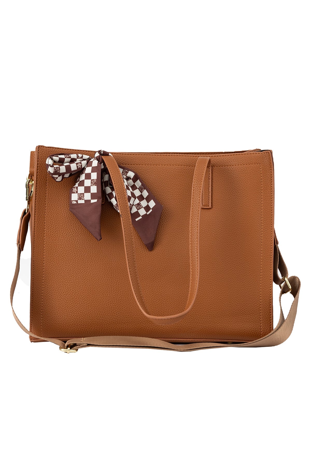 Women's Handbag Scott Cashmere Design - Camel Style 3