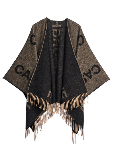 에든버러 차콜 케이프 100% 퓨어 램스울