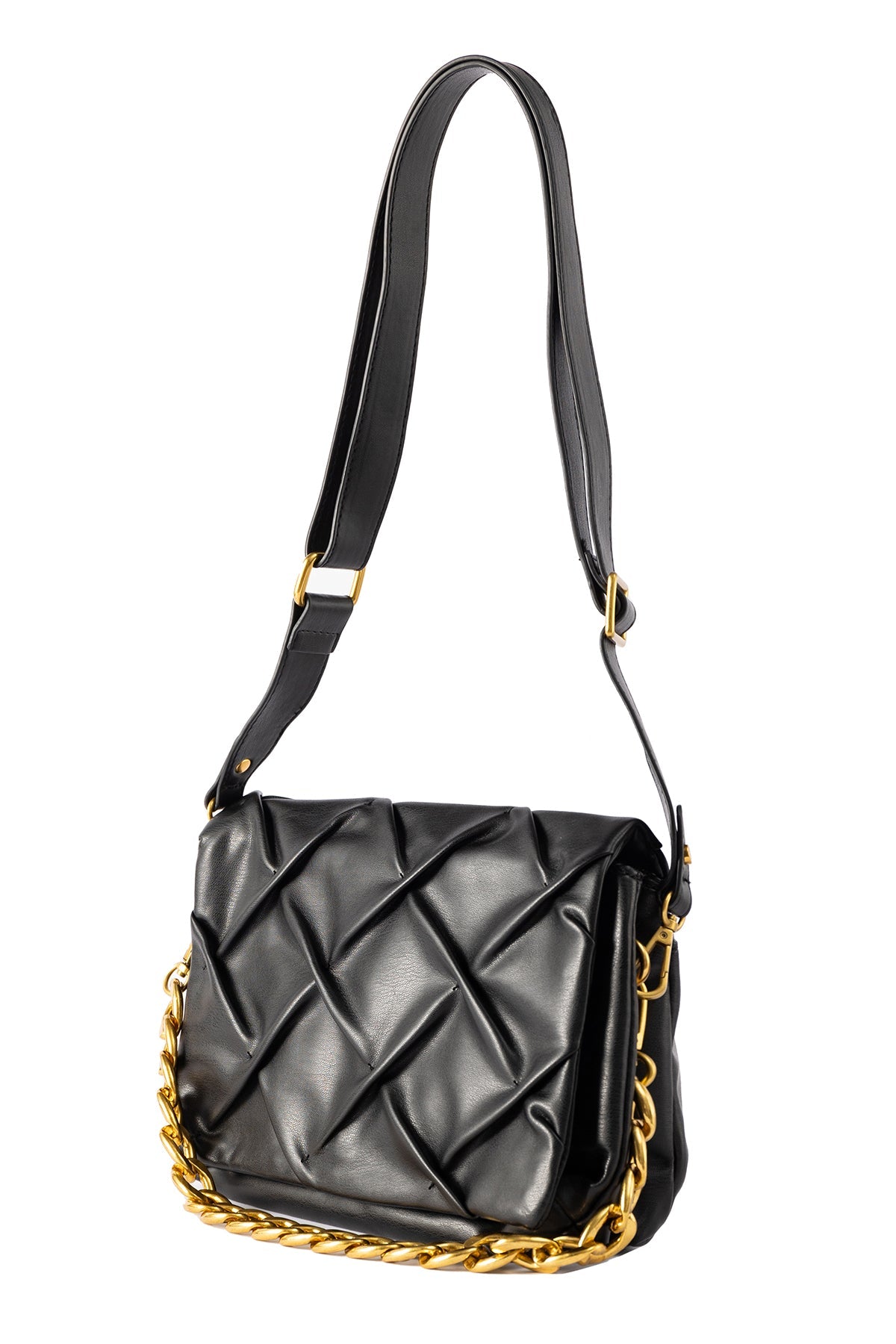 Women's Handbag Scott Cashmere Design - Black Style 7