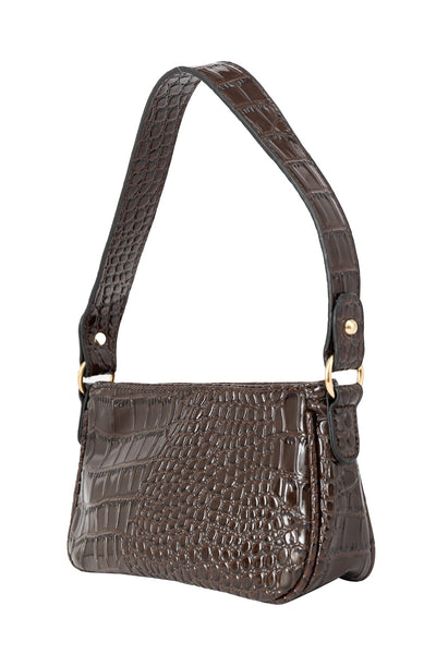 Women's Handbag Scott Cashmere Design - Brown Style 10