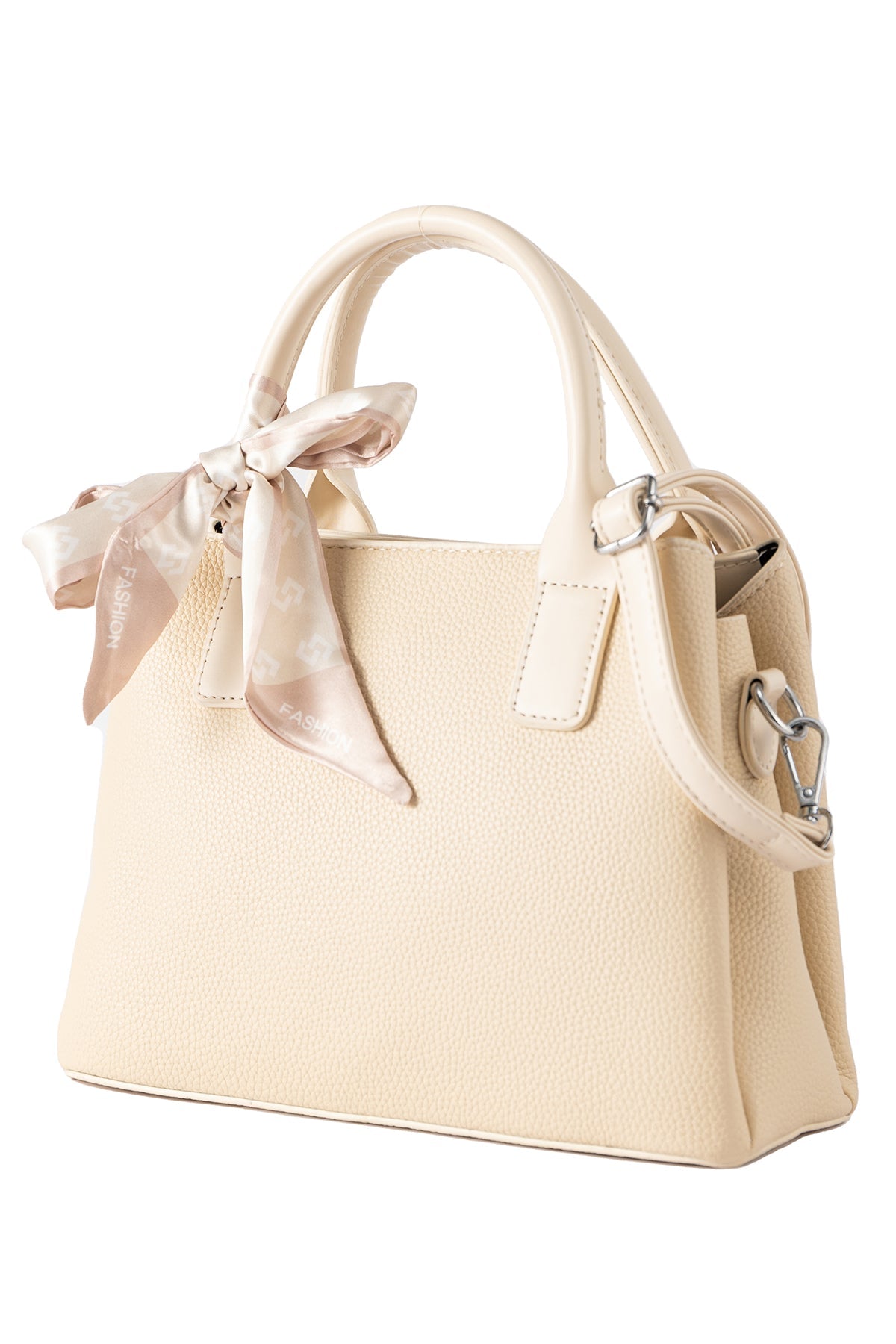 Women's Handbag Scott Cashmere Design - Beige Style 4
