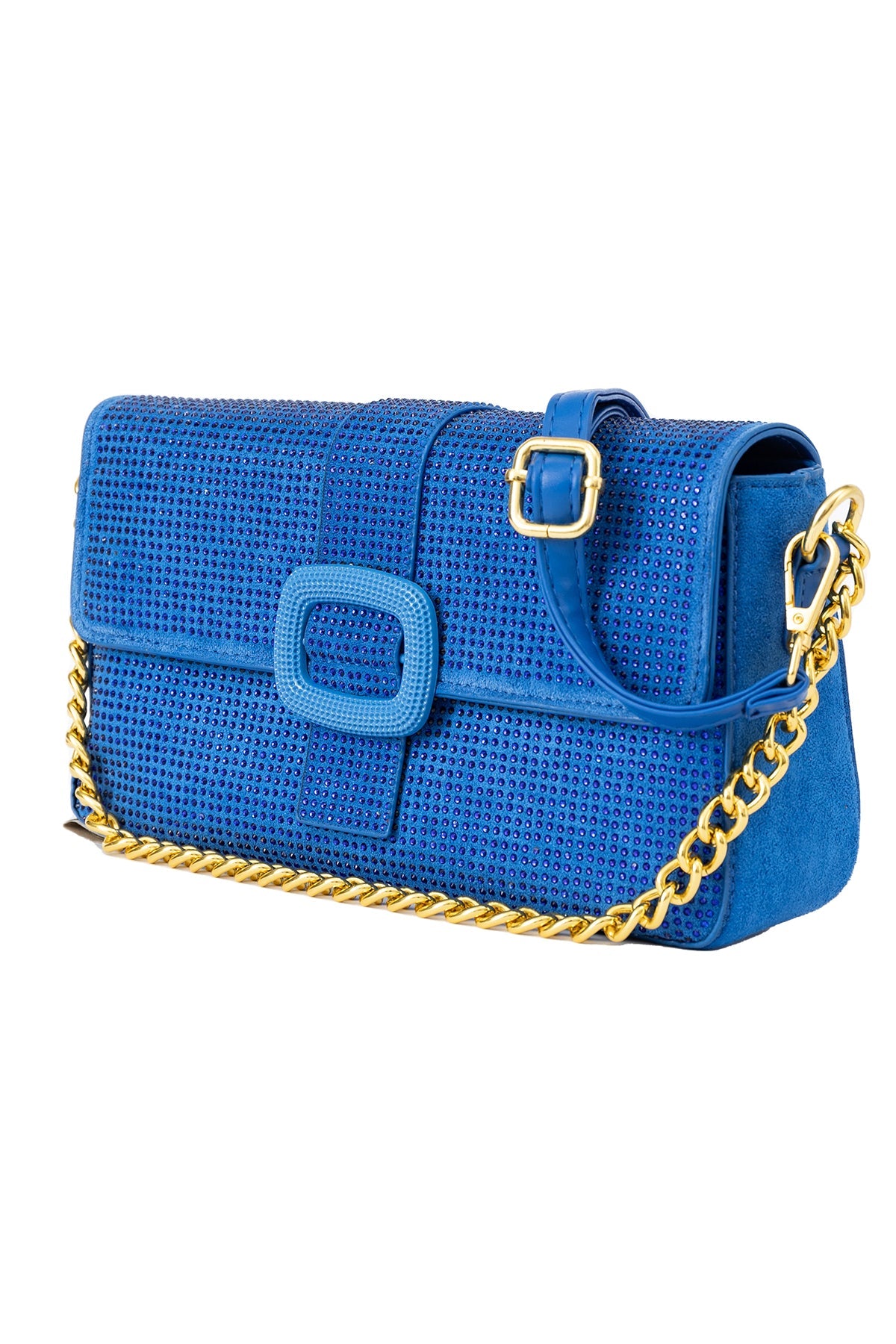 Women's Handbag Scott Cashmere Design - Crystal Blue