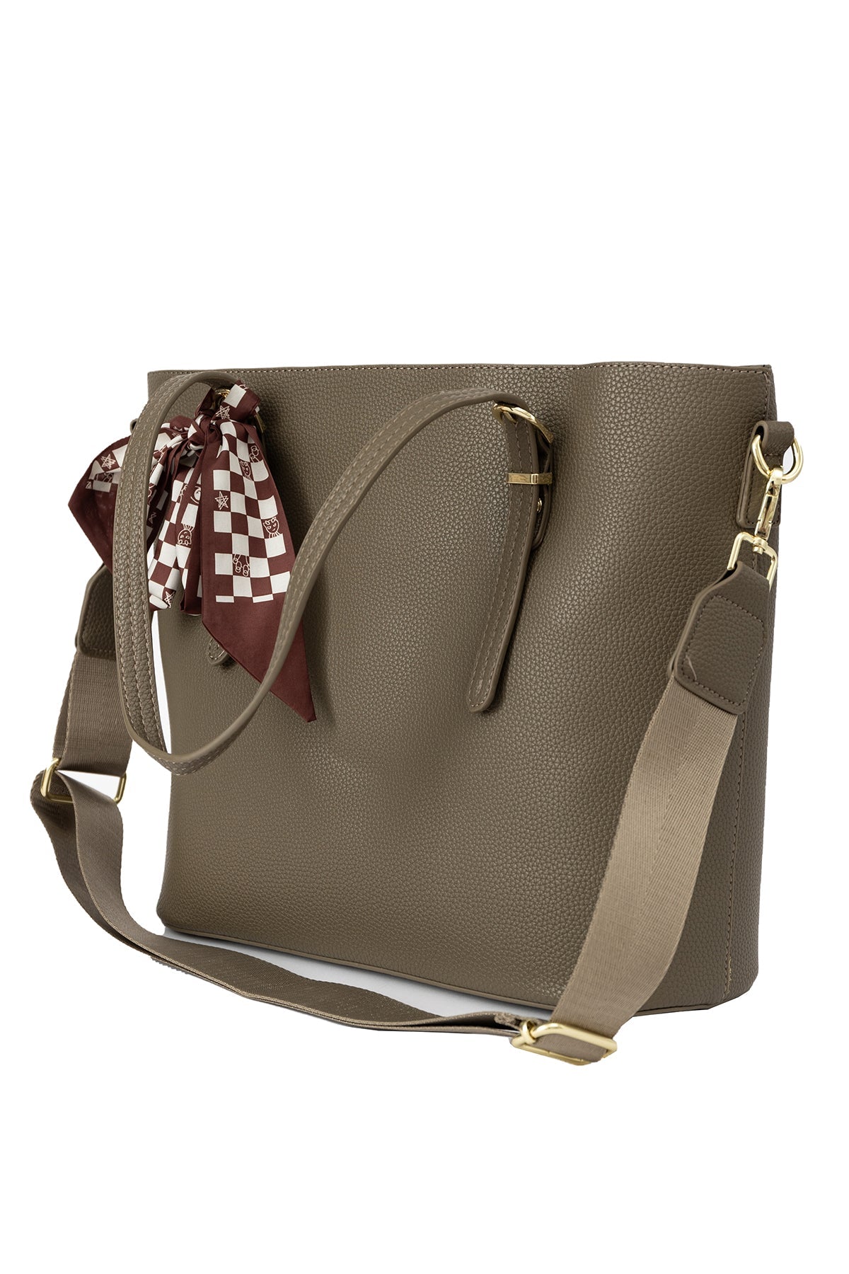 Women's Handbag Scott Cashmere Design - Grey Style 3