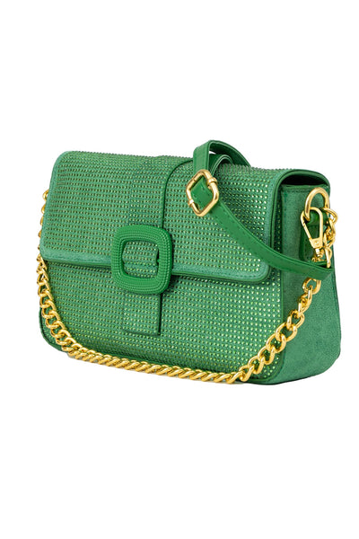Women's Handbag Scott Cashmere Design - Crystal Green