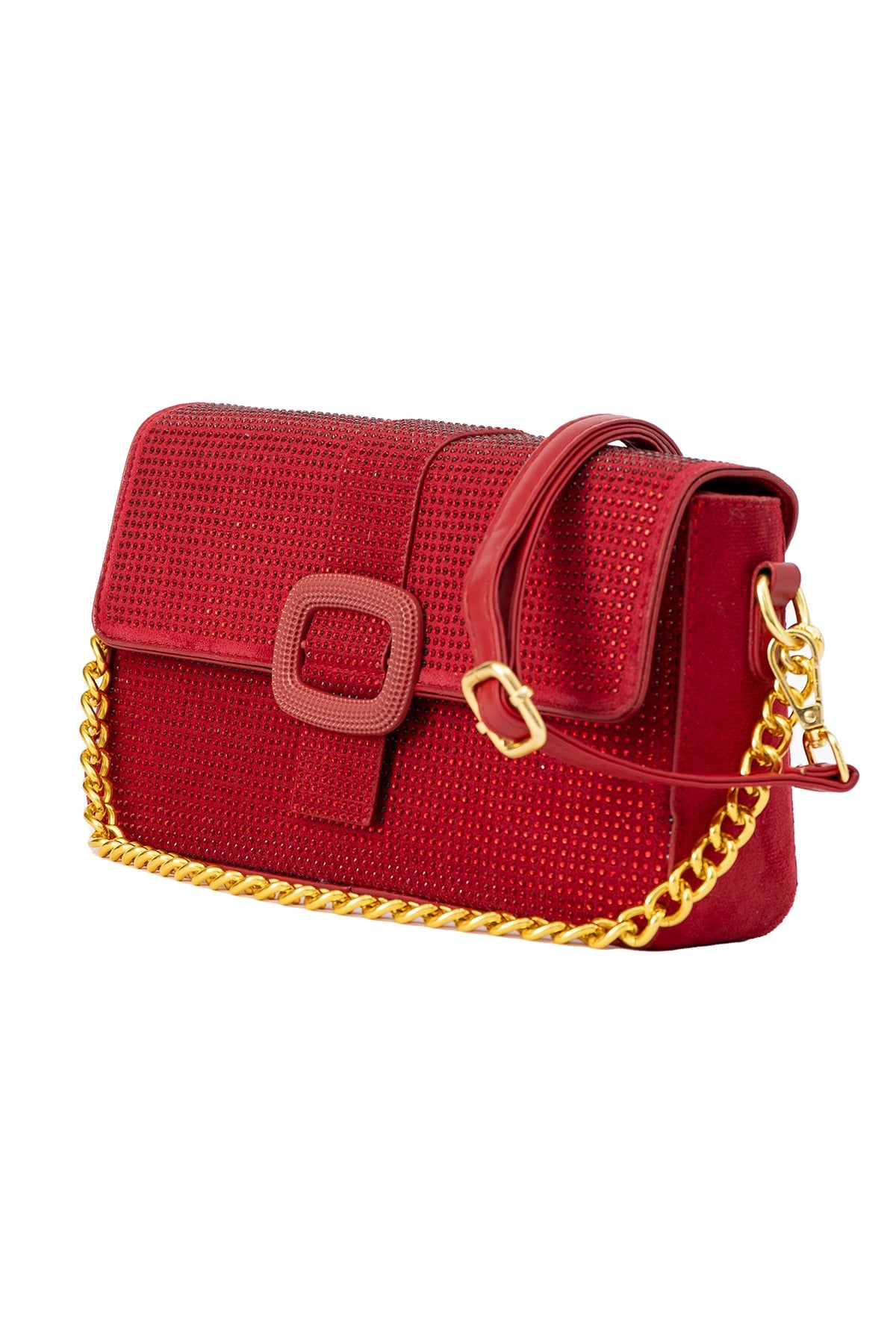 Women's Handbag Scott Cashmere Design - Crystal Red
