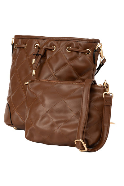 Women's Handbag Scott Cashmere Design - Chocolate Style 4