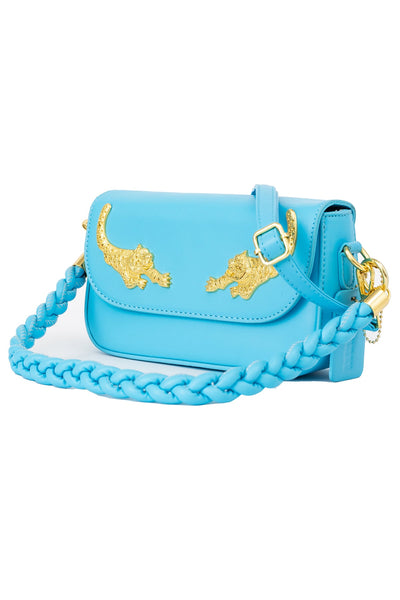 Women's Handbag Scott Cashmere Design - Blue Style 2