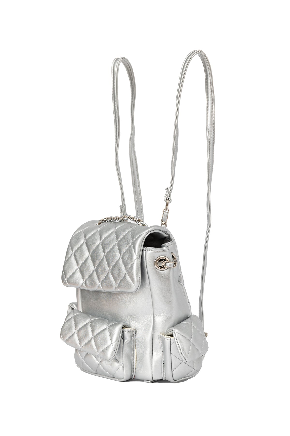 Women's Handbag Scott Cashmere Design - Silver Style 2