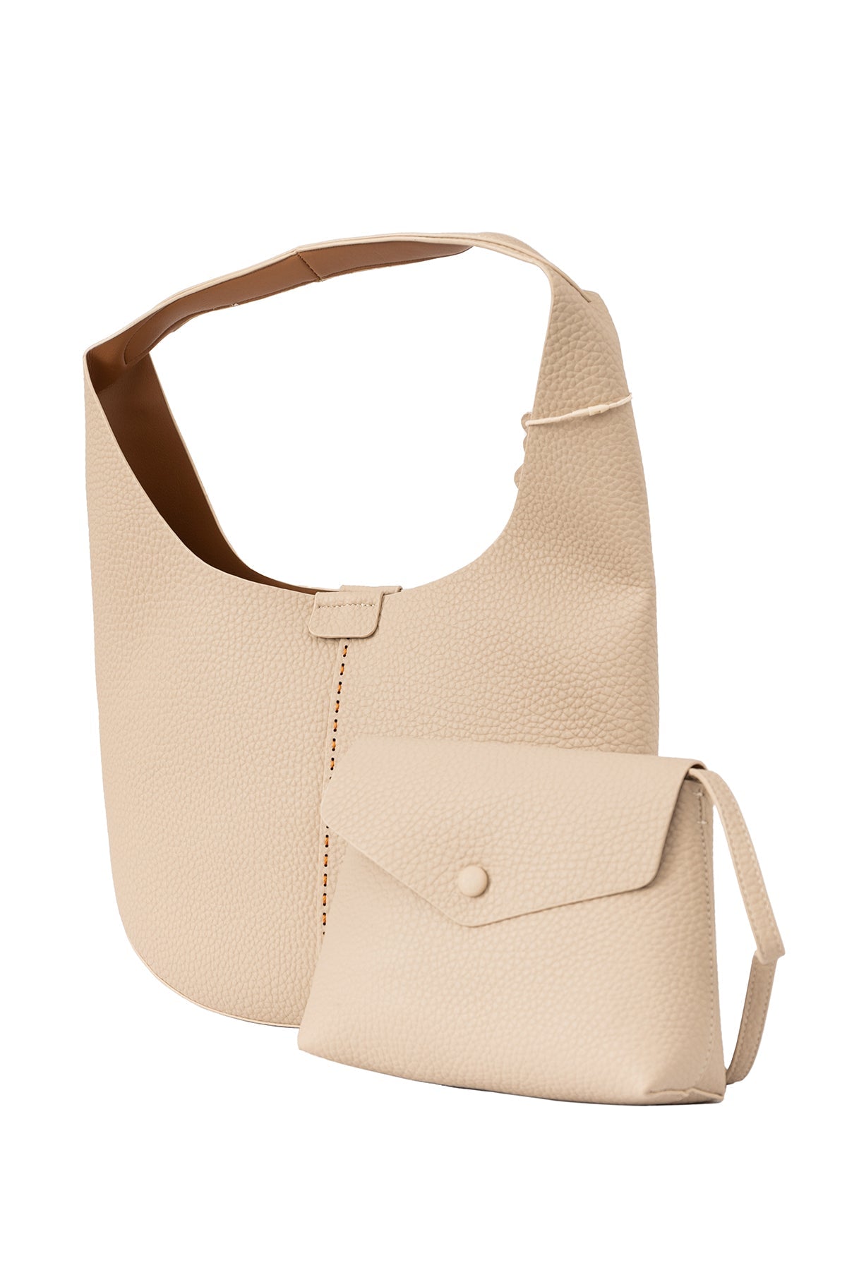 Women's Handbag Scott Cashmere Design - Beige Style 8