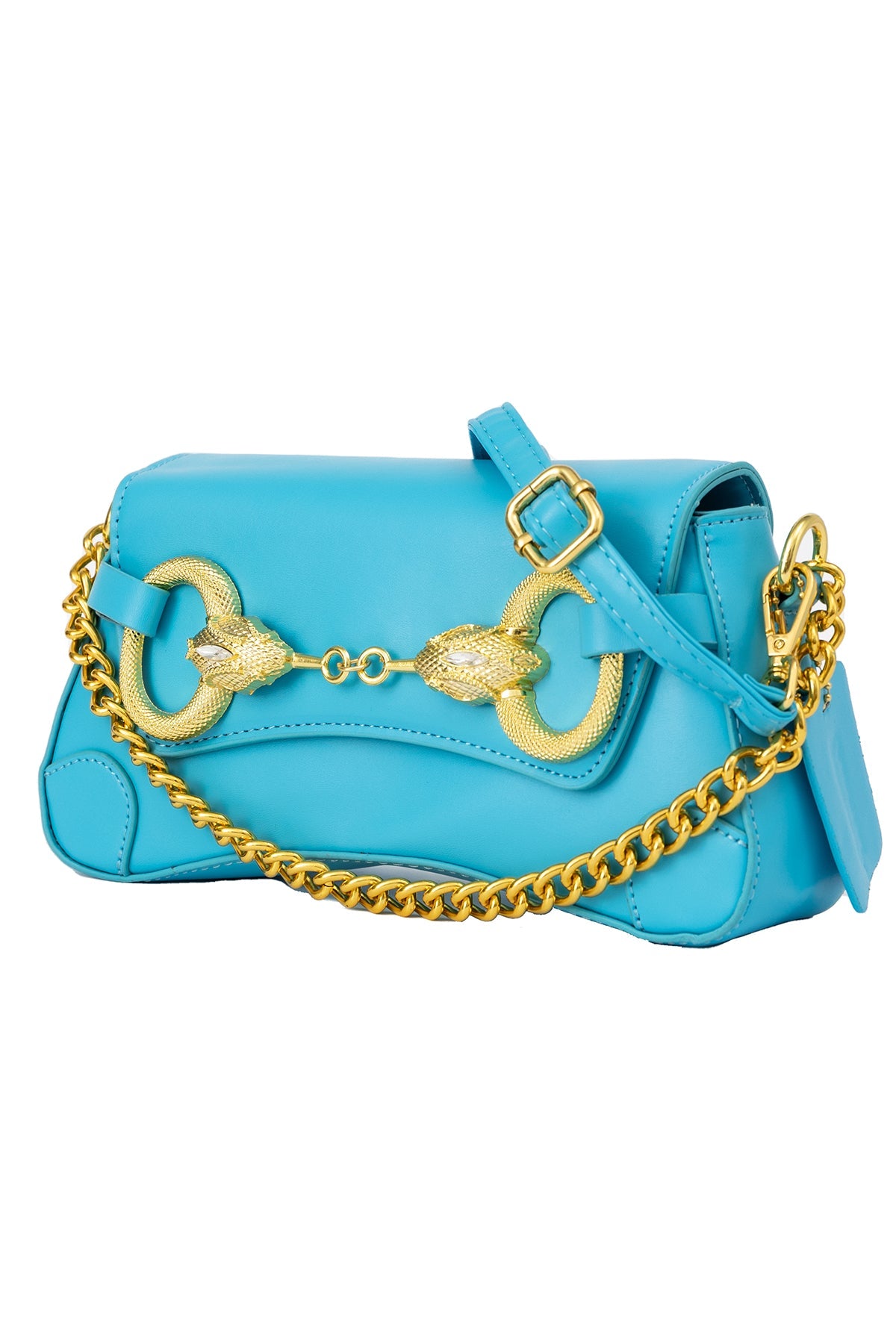 Women's Handbag Scott Cashmere Design - Blue Style 3