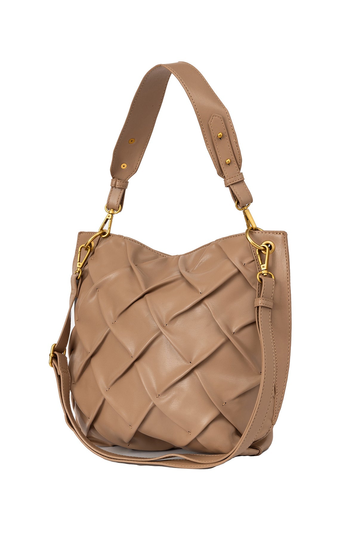 Women's Handbag Scott Cashmere Design - Beige Style 10