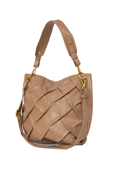 Women's Handbag Scott Cashmere Design - Beige Style 10