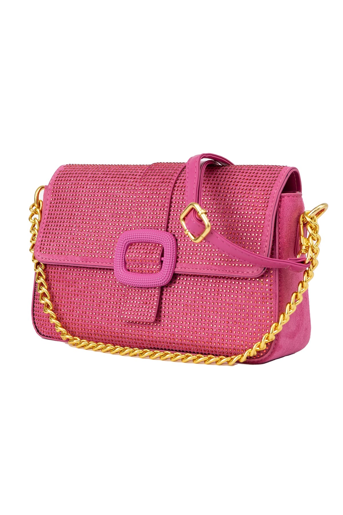 Women's Handbag Scott Cashmere Design - Crystal Hot Pink