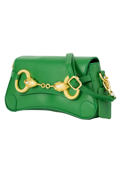 Women's Handbag Scott Cashmere Design - Green Style 2