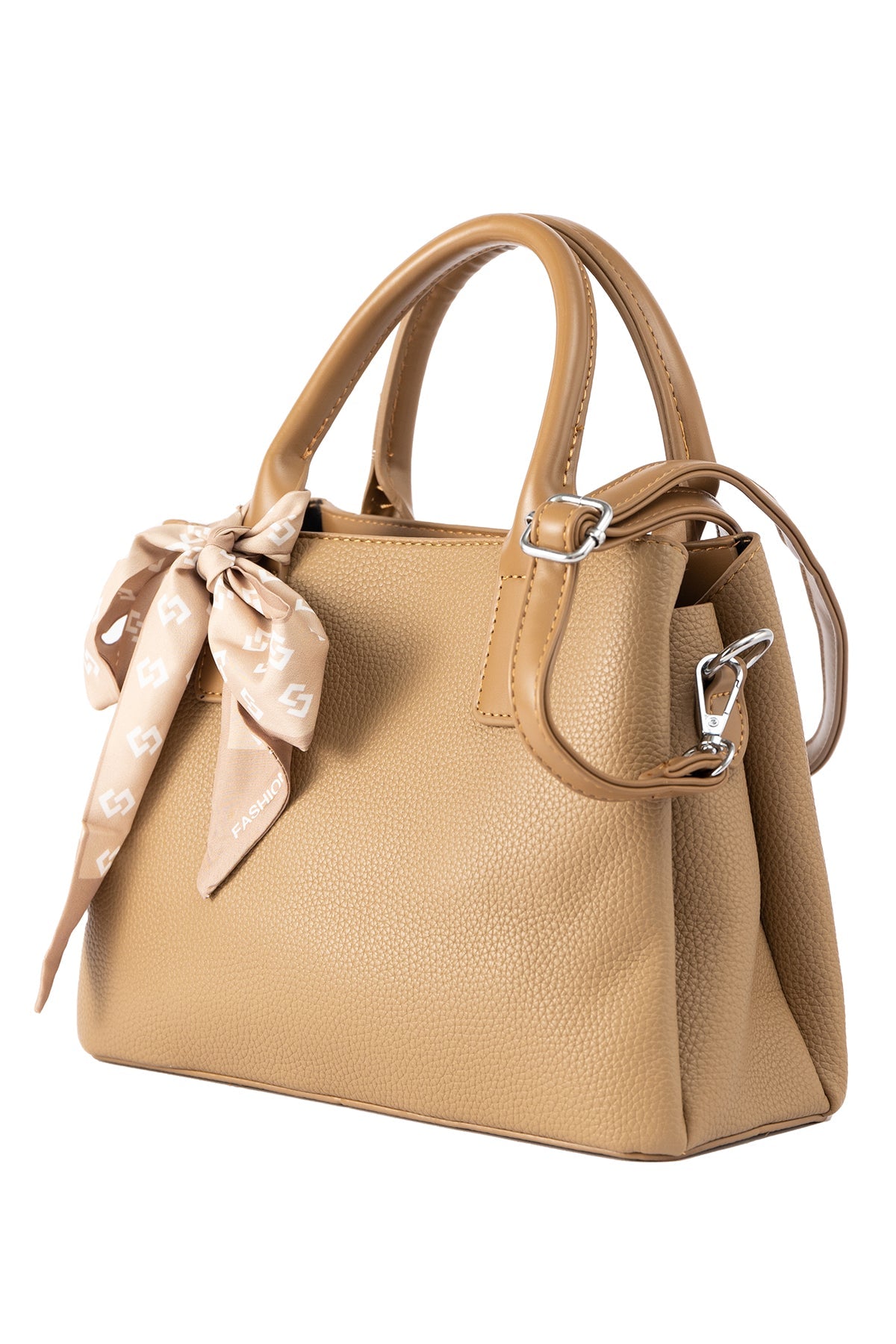 Women's Handbag Scott Cashmere Design - Camel Style 1