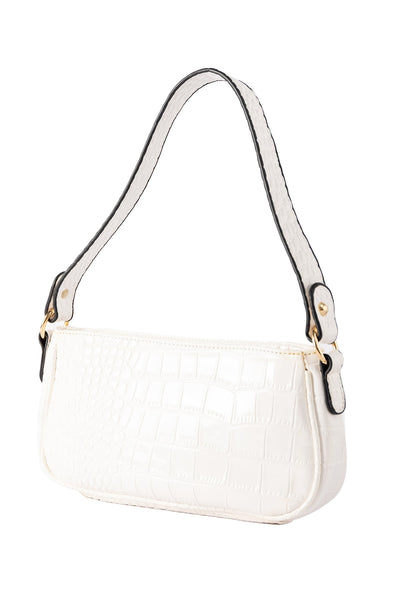 Women's Handbag Scott Cashmere Design - White Style 6