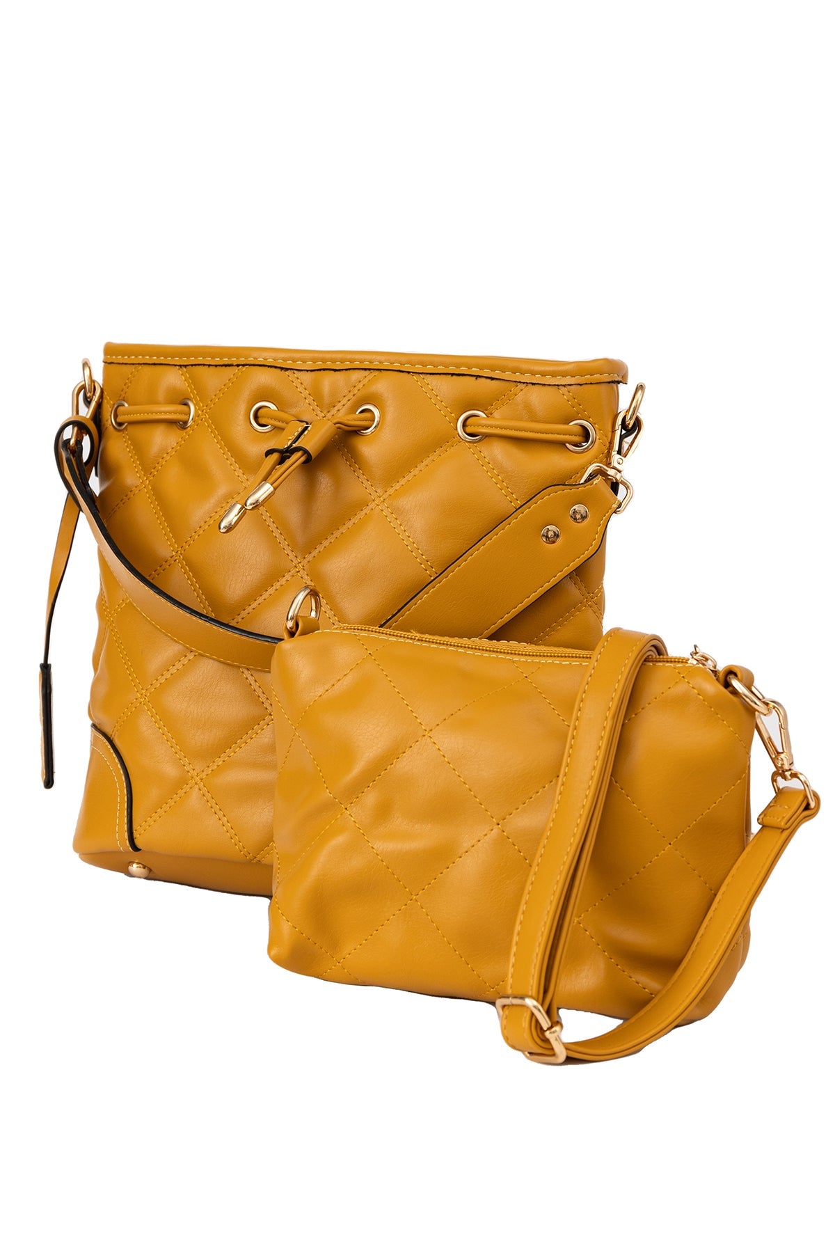 Women's Handbag Scott Cashmere Design - Mustard Style 2