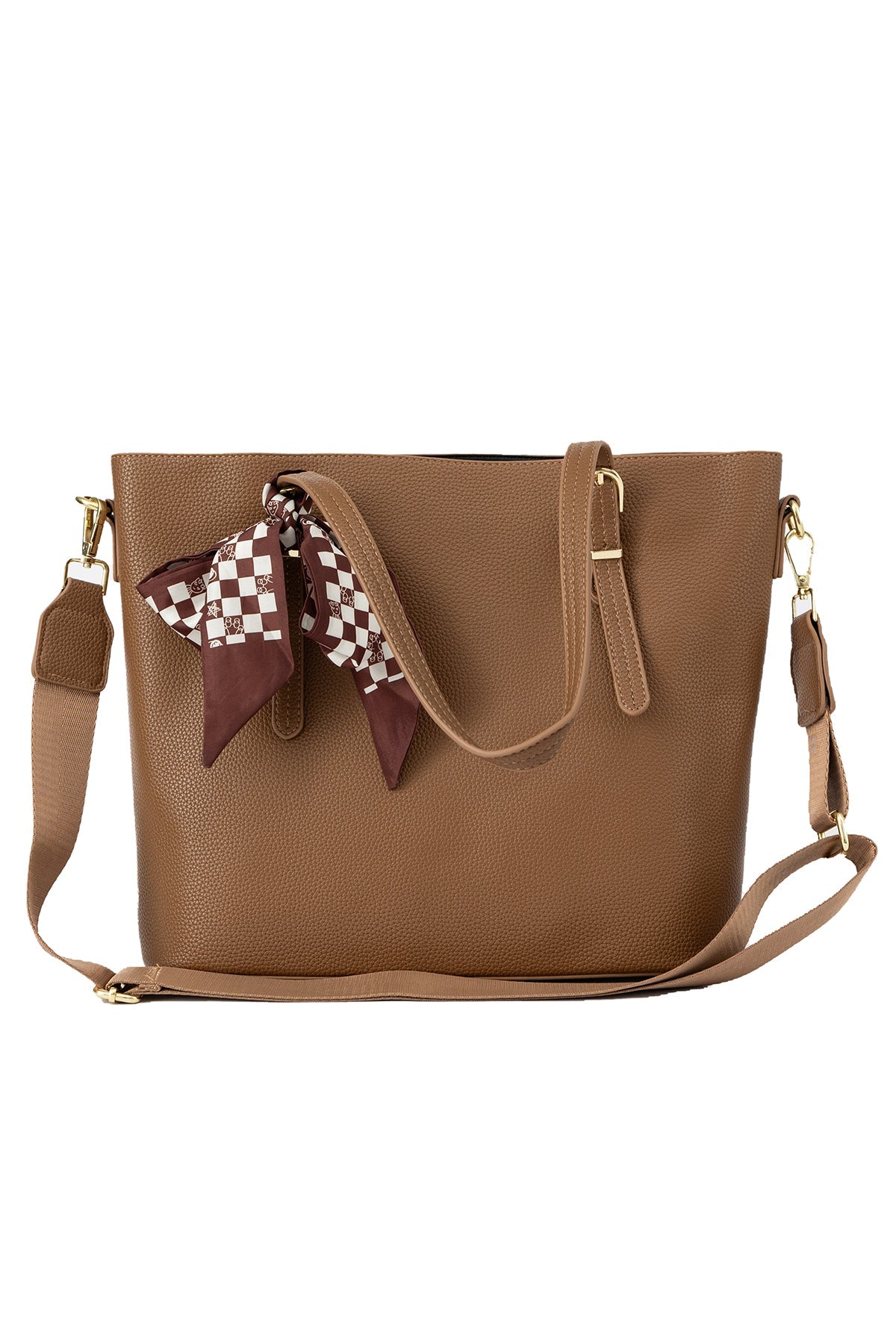 Women's Handbag Scott Cashmere Design - Camel Style 4