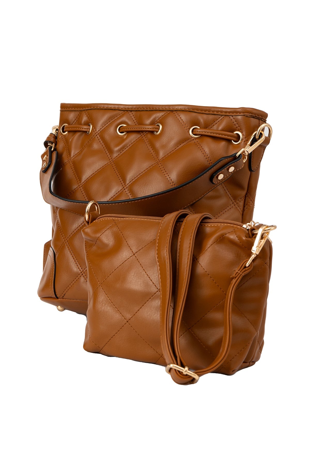 Women's Handbag Scott Cashmere Design - Brown Style 9