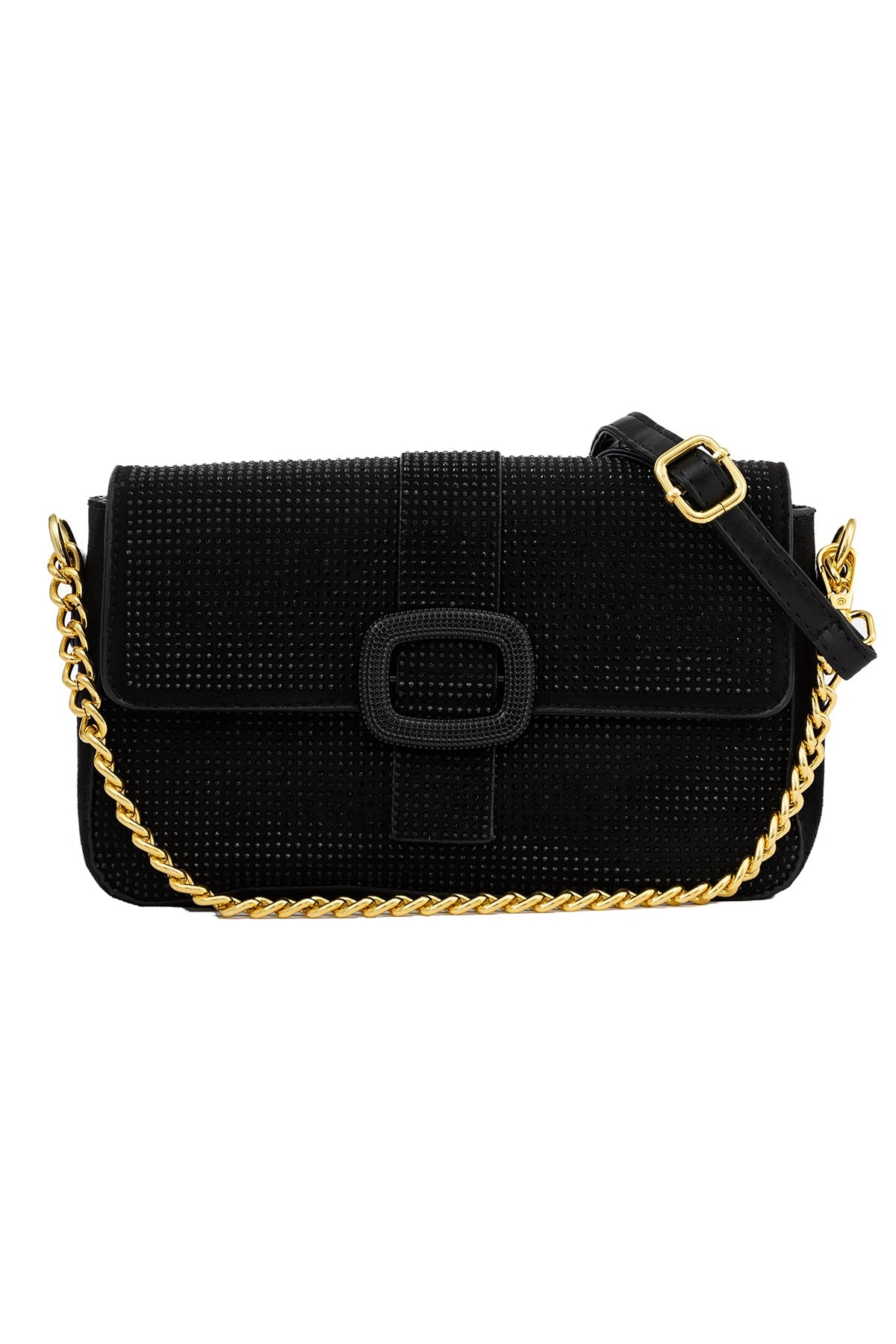Women's Handbag Scott Cashmere Design - Crystal Black