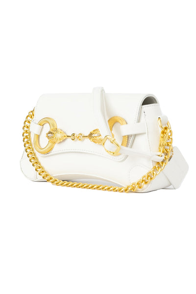 Women's Handbag Scott Cashmere Design - White Style 4