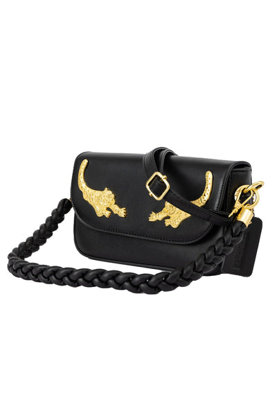 Women's Handbag Scott Cashmere Design - Black Style 13