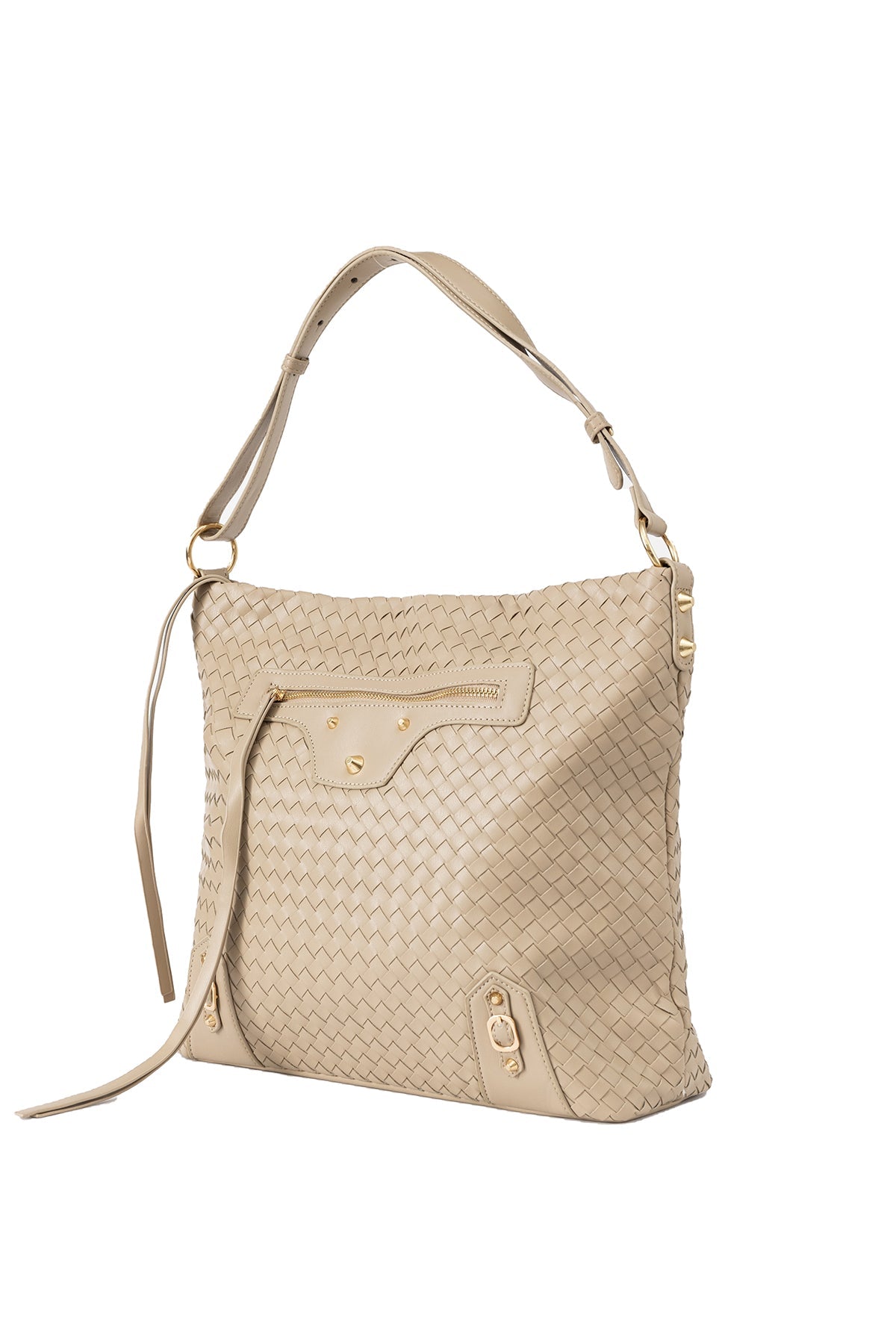 Women's Handbag Scott Cashmere Design - Beige Style 7