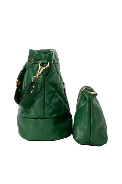 Women's Handbag Scott Cashmere Design - Green Style 4