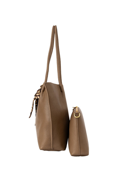 Women's Handbag Scott Cashmere Design - Chocolate Style 3