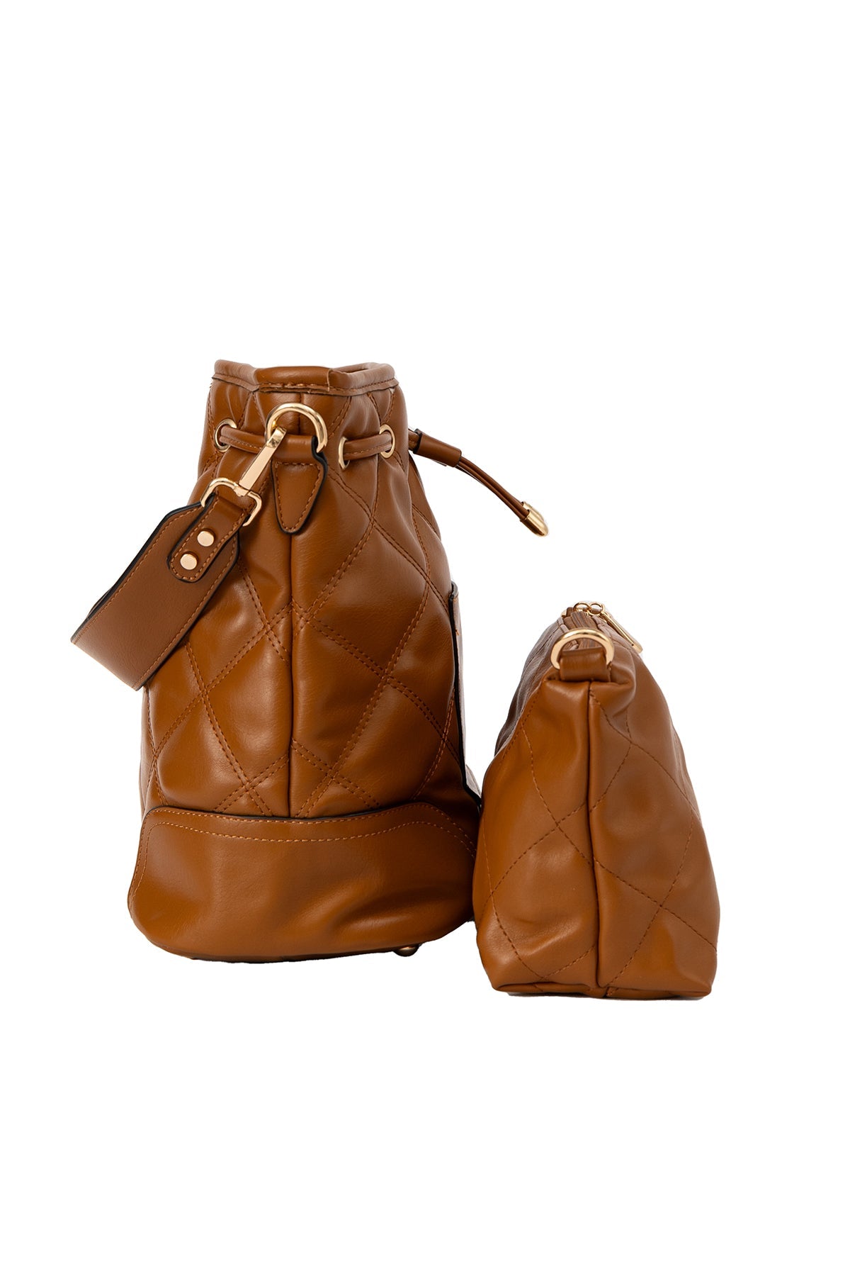 Women's Handbag Scott Cashmere Design - Brown Style 9