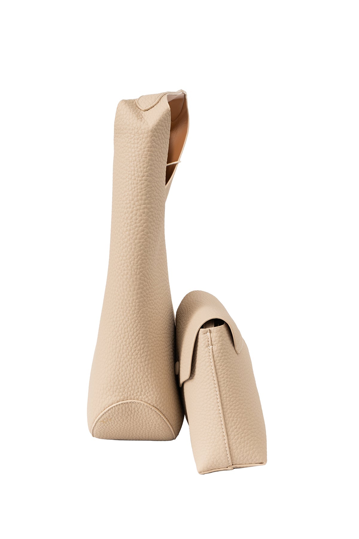 Women's Handbag Scott Cashmere Design - Beige Style 8