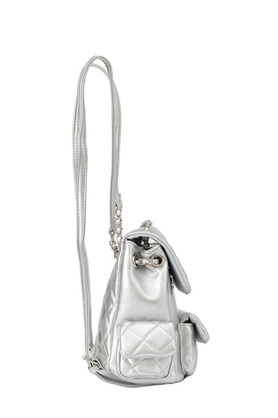 Women's Handbag Scott Cashmere Design - Silver Style 2