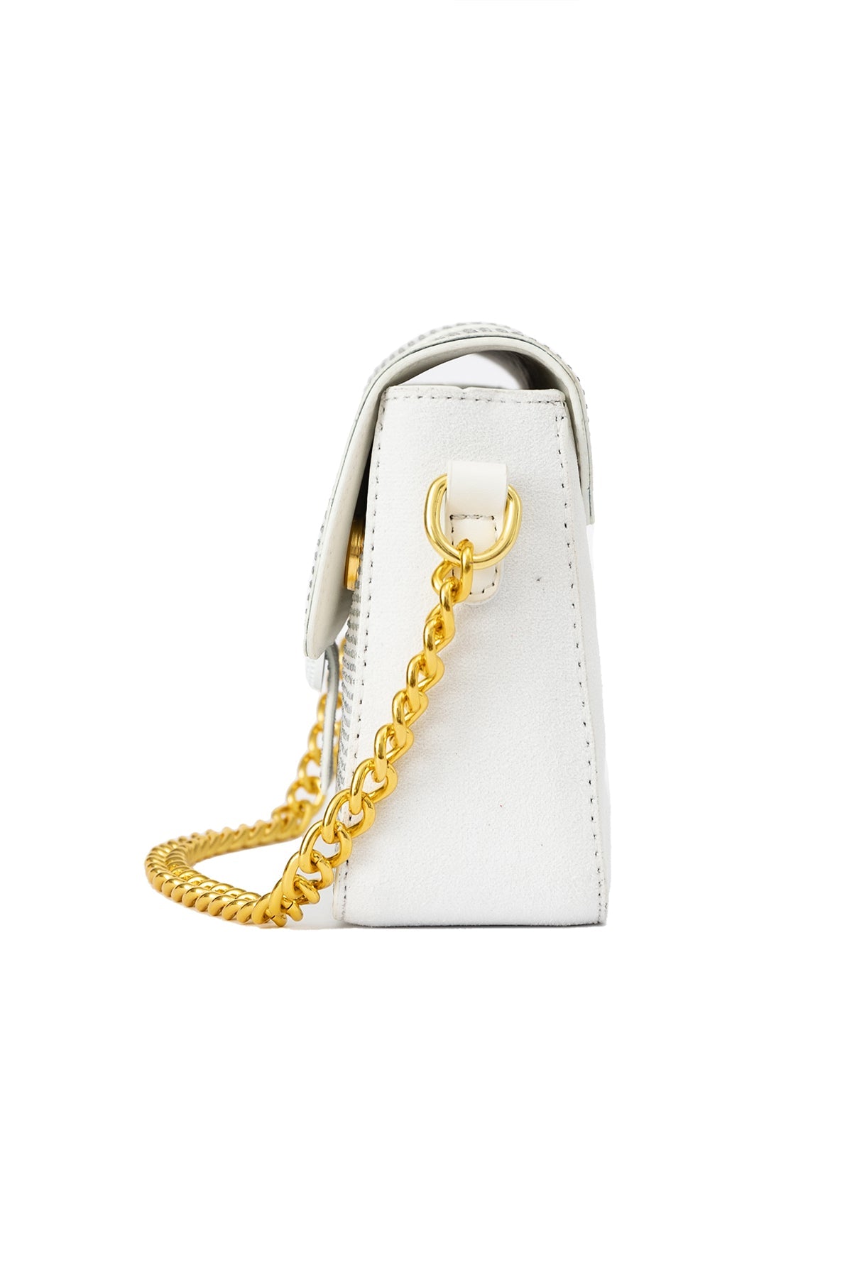 Women's Handbag Scott Cashmere Design - Crystal White