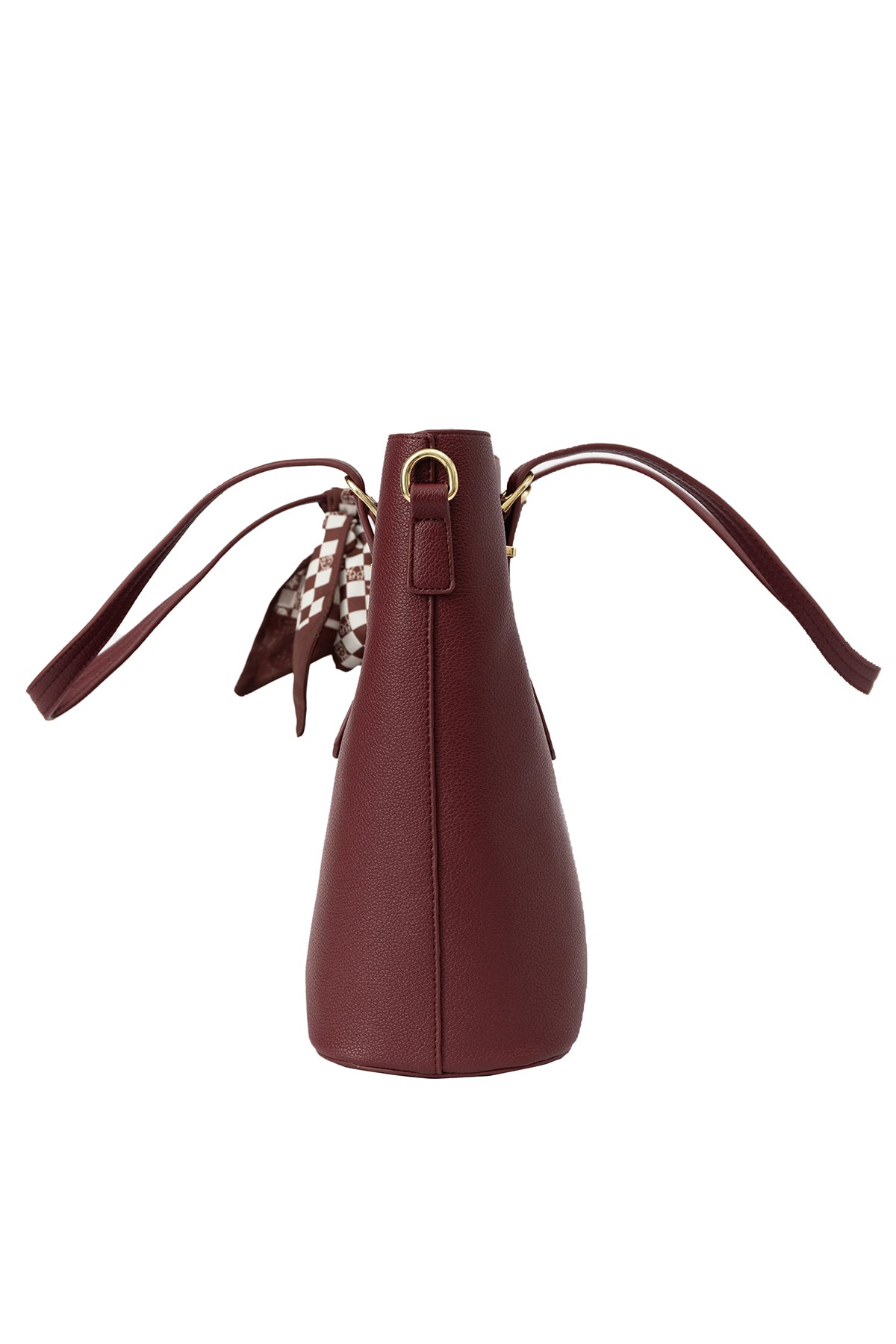 Women's Handbag Scott Cashmere Design - Purple Style 2