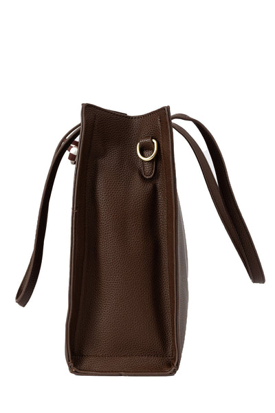 Women's Handbag Scott Cashmere Design - Chocolate Style 1