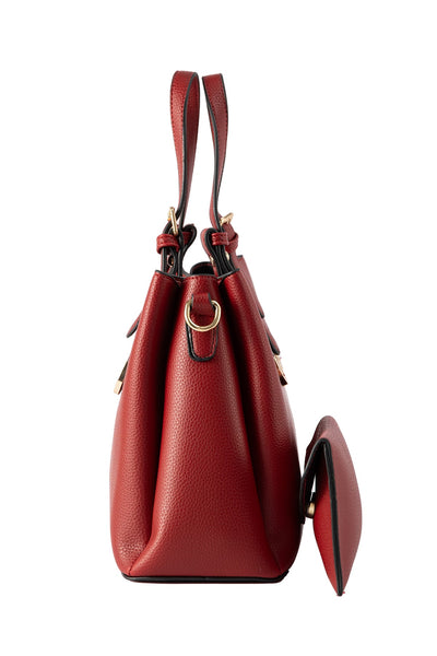 Women's Handbag Scott Cashmere Design - Cherry
